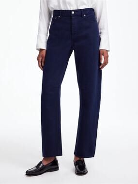 Madewell Darted Barrel-Leg Jeans Navy Size 33
